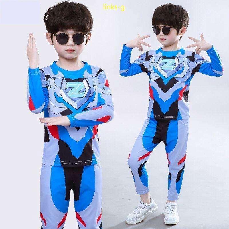 Sale! 子供服 春秋 ウルトラマン Ultraman セットアップ キッズ 上下セット 2点セット 長袖Tシャツ トップス　長ズボン ゼロ/ティガ/ジード/オーブ/ゼット｜macky-store｜15