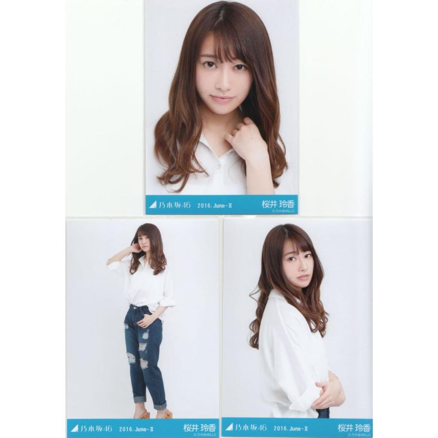 乃木坂46 桜井玲香 シャツ デニム 生写真 3枚コンプ N Web Denim 3 012 マックミックモッコ 通販 Yahoo ショッピング