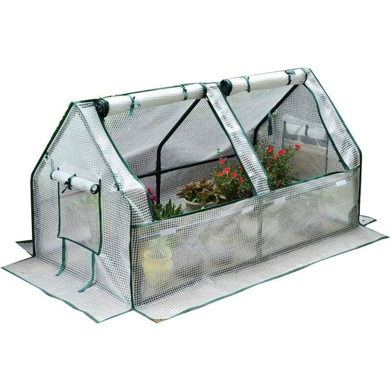 COFEROC ビニールハウス PVCカバー 四季の家庭用温室、 温室 ガーデンハウスカバー 温室 ガーデンハウスカバー 温室テント 家庭菜 - 3