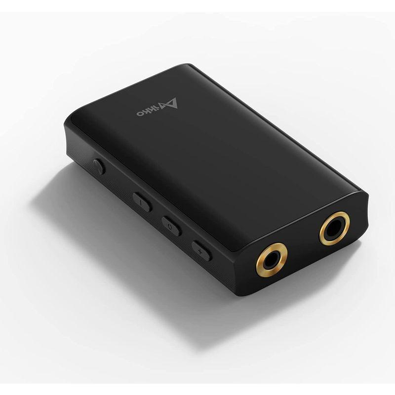 ikko ITB03 ポータブル ヘッドホンアンプ ワイヤレス - ワイヤレス レシーバー と 3.5mm 光デジタル シングルエンド 4. ワイヤレス ITB03 ポータブル ヘッドホンアンプ レシーバー と 5mm 光デジタル シングルエンド