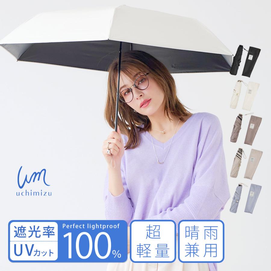 macocca（マコッカ） 軽量 完全遮光 日傘 折りたたみ傘 uchimizu