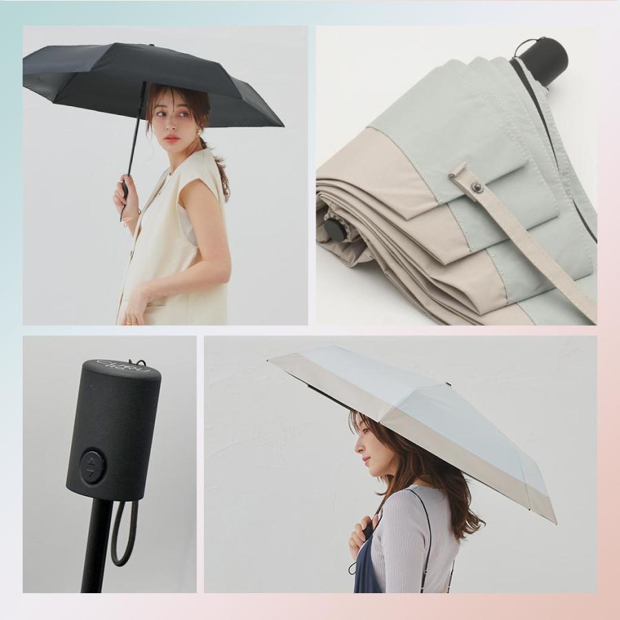 くるっと畳みやすい傘 CURUtto（クルット） 自動開閉 晴雨兼用 完全遮光 日傘  折りたたみ傘 無地/切替  遮光率100% 遮蔽率100% 撥水 親骨50cm | macocca | 12