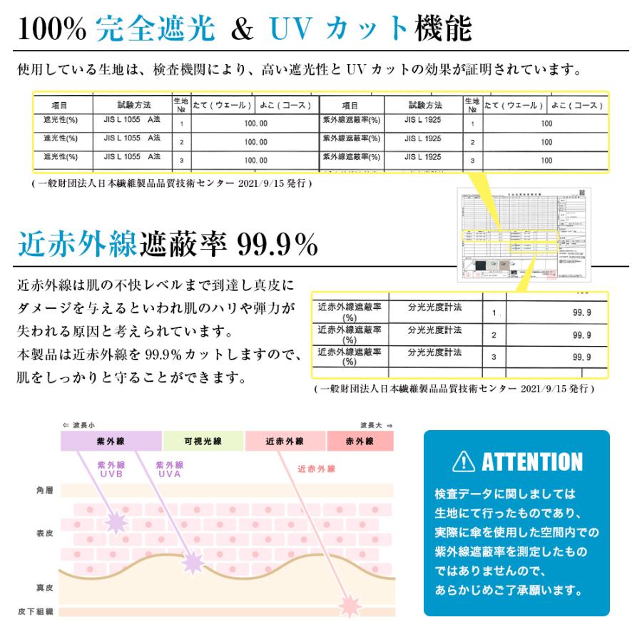 傘 完全遮光 遮光率100% 遮蔽率100% 1級遮光 超撥水 晴雨兼用 レディース ショート傘 55cm  リボン付BIGフリルショート傘 日傘 | macocca | 16