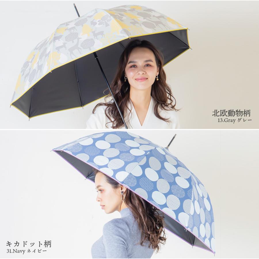 完全遮光 日傘遮光率100 Uv遮蔽率100 ジャンプ傘 長傘 北欧柄 雨傘 紫外線カット Uvカット 晴雨兼用 遮熱 Mc51je21 Macocca 通販 Yahoo ショッピング