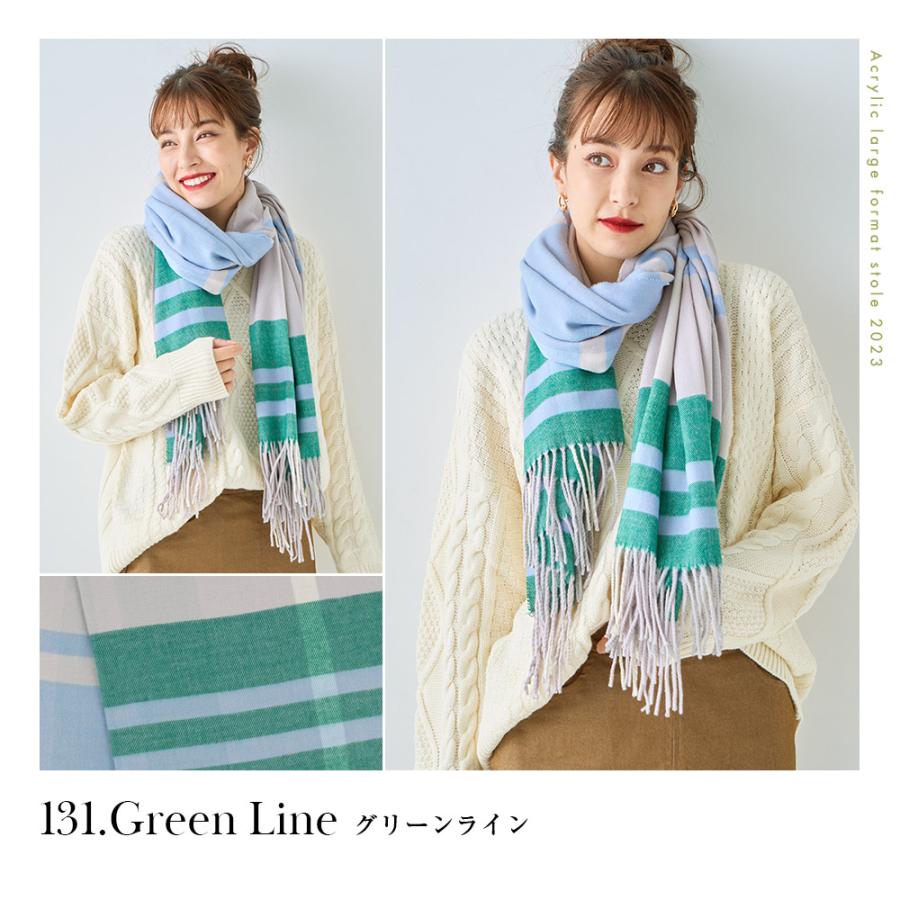 カシミヤタッチ チェック柄 アクリル 大判ストール 手洗いOK 手洗いできる ギフト ストール レディース 秋冬 メンズ 大判ストール | macocca | 24