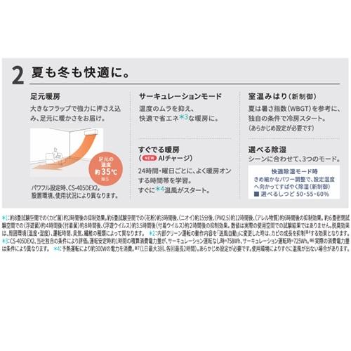 エオリア CS-285DEX-W パナソニック エアコン 10畳 EXシリーズ お掃除