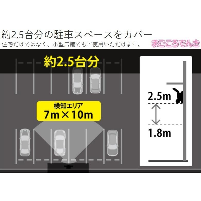 LA-23 (BL) オプテックス 在庫あり 送料無料 ブラック 電球色 LEDセンサライト ON/OFFタイプ  LED二灯タイプ｜macocoro｜06