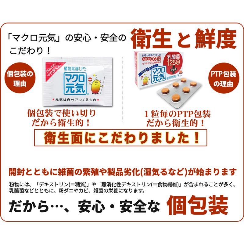 特許成分LPSサプリメントマクロ元気初めての方限定!送料無料お試し価格30包入1500円(2口迄可)食べる美容健康(自然免疫応用技研純正LPSマーク付)25%増量力アップ｜macrogenki｜08