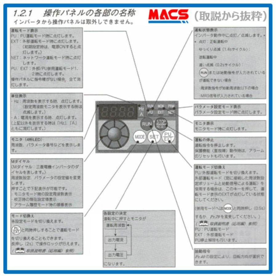 売上1位獲得♪ FR-D720S-2.2K 【単相200V入力】/三相200V出力 2.2KW 新品正規品 三菱電機 インバーター 後継機 FR-D820S-2.2K-100 　相当品 富士 FRN2.2C2S-7J |  | 04