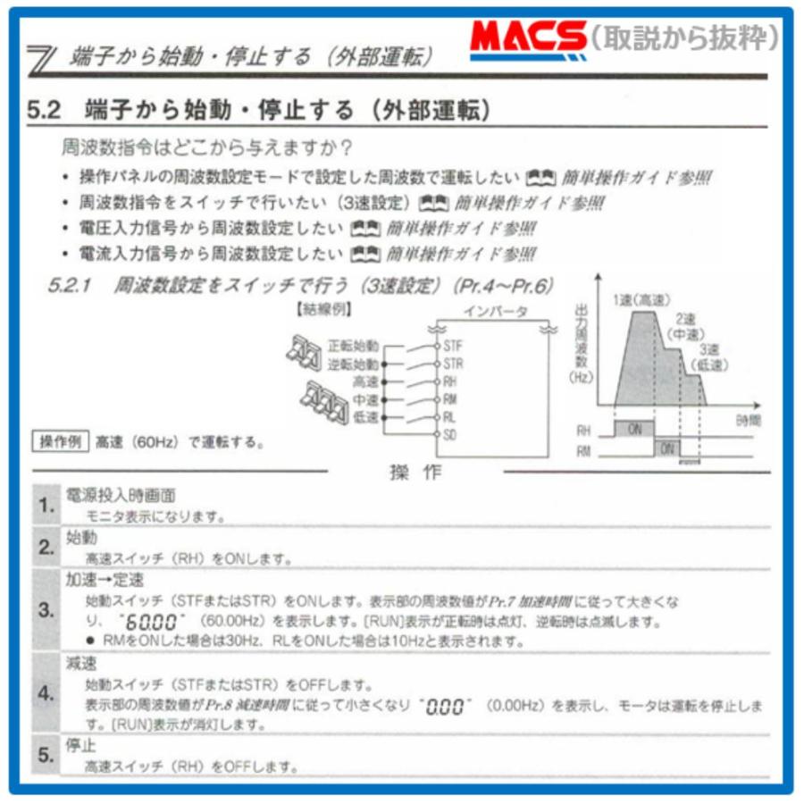 MITSUBISHI 三菱インバーター FR-D720-0.2K FR-D720-0.2K 特長 インバータ FREQROL 仕様から探す｜三菱電機 FA