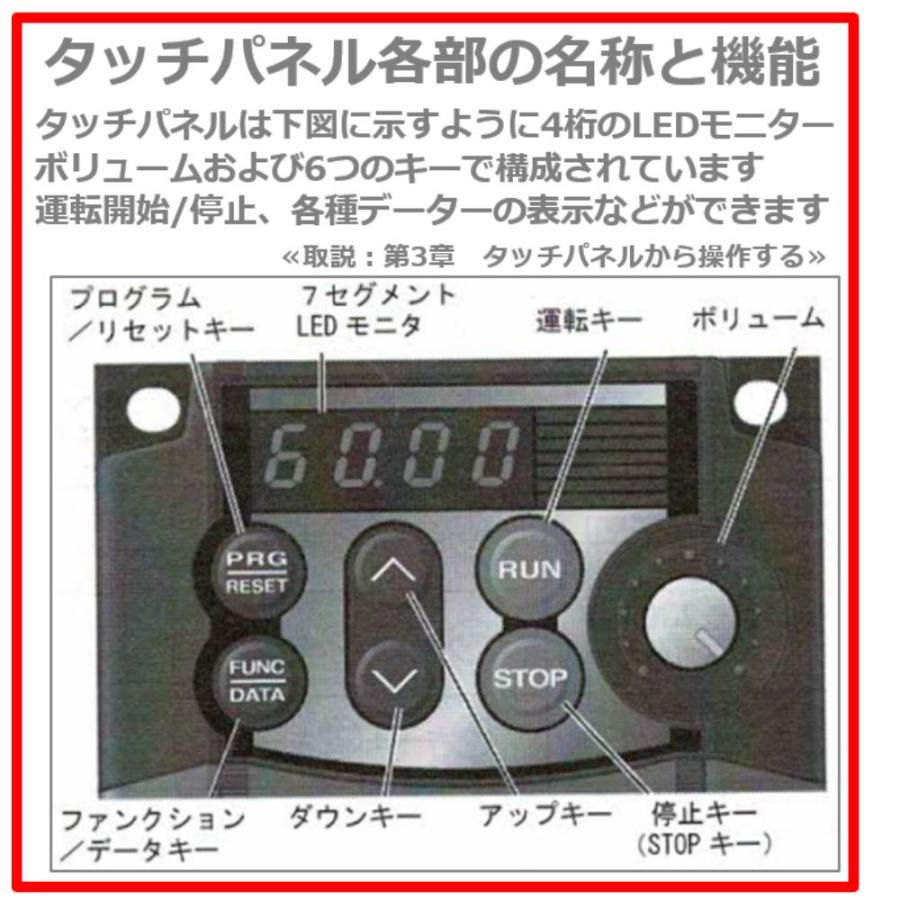 在庫あり FRN5.5C2S-2J 5.5KW 富士電機 三相200V入力 / 三相200V出力 FRENIC-Mini(C2) インバーター【相当品 FR-D720-5.5K 三菱 】 |  | 06