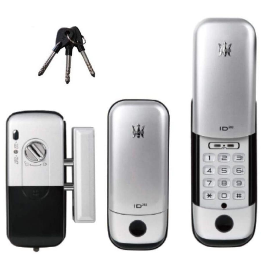 【ご注意】商品説明必読★  ID-502TAB-S (シルバー）リモコン無し後付可能 室内機縦型 非常キー3本 ロックマン ジャパン  （新商品案内　H-N5D　H-N4D ） | 