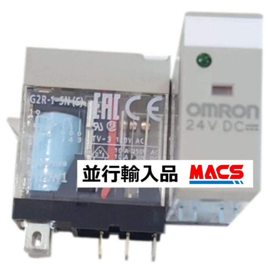 あすつく G2R-1-SN DC24V (S)【10個】 並行輸入品 オムロン OMRON ※領収書は当店発送後の注文履歴からダウンロード可　（S)はメカニカルインジケーター付　 |  | 04
