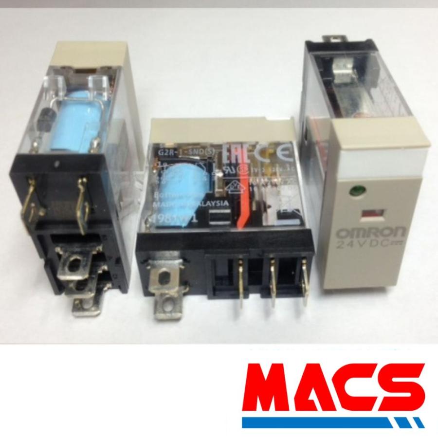 あすつく G2R-1-SND DC24V (S)【10個】 並行輸入品 オムロン OMRON ※領収書は当店発送後の注文履歴からダウンロード可　（S)はメカニカルインジケーター付　 |  | 01