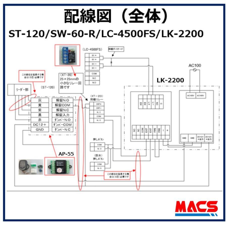 あすつく 安心システム 外開き B セット販売 コスパ重視 接触スイッチ仕様　長寿命 電磁石式電気錠 屋外門扉　スタンドアロン 領収書は注文履歴からDL可｜macscorp｜03