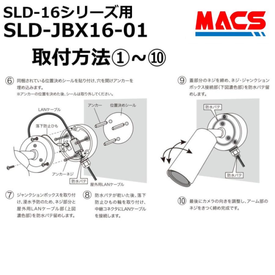 あすつく SLD-JBX16-01　 SLD-16 シリーズ 用 カメラ取付ジャンクションボックス　 領収書は注文履歴からダウンロード可　 |  | 05