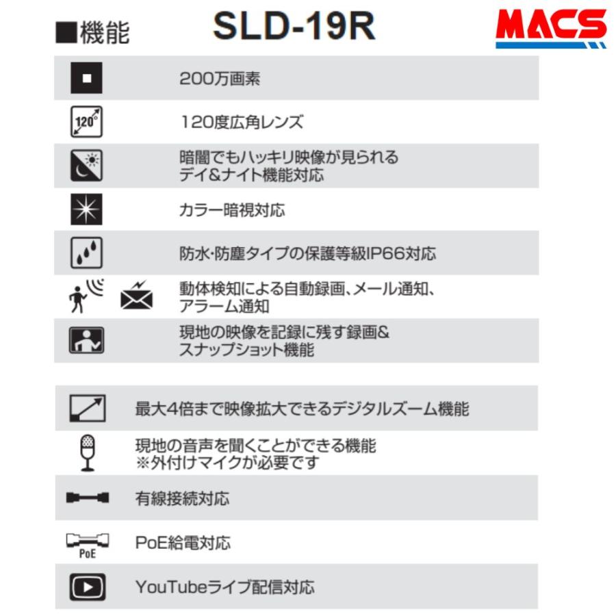 あすつく SLD-19R  低照度カラードーム型　IPカメラ（207万画素）　YouTube配信機能　スターライト仕様で暗い場所でもカラー撮影が可能に！ |  | 07