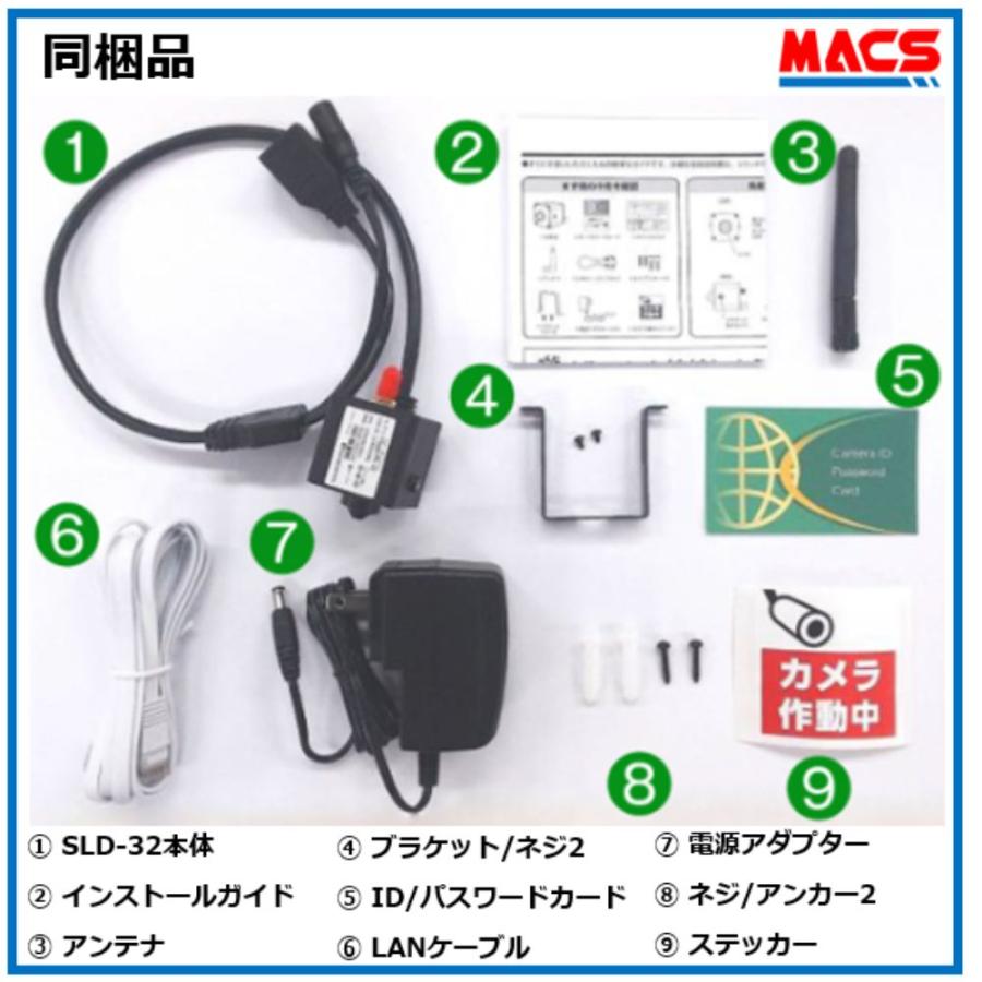 SLD-32  ピンホール型　ミニIPネットワークカメラ　Wi-Fi　対応　CamView 200万画素　【台数値引き致します。】 |  | 02