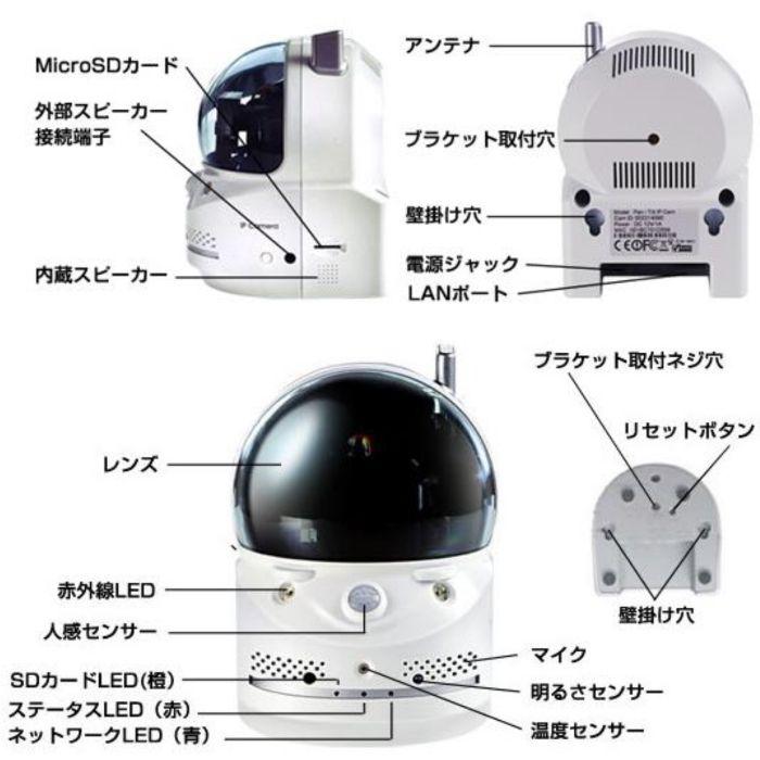 あすつく SLD-07R まとめ買い3セット（42770円/台）N 温度計無しモデル（ SLD-BR01 同梱） 反転取付が簡単！フルHD IPネットワークカメラ　 |  | 06