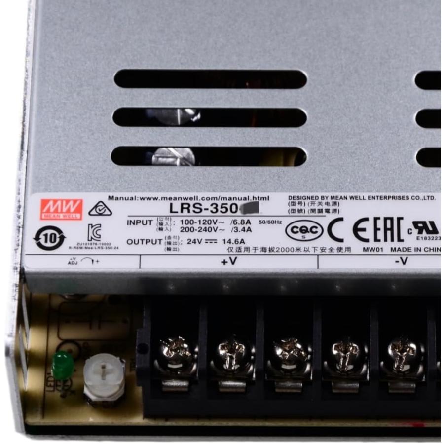 当日発送 LRS-350-24 入力AC100/200共用 出力DC24V 350W スイッチングパワーサプライ　世界第三位のシェア　MEANWELL 領収書は注文履歴からダウンロード可 |  | 03