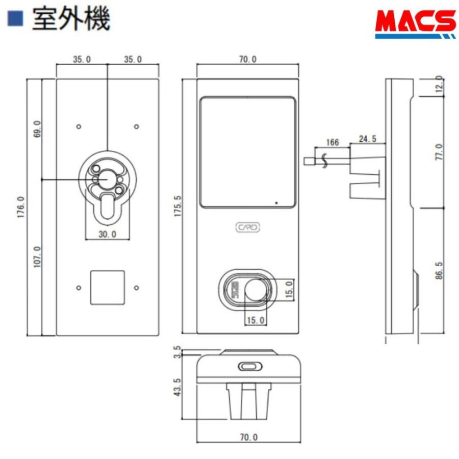 あすつく Flassa1J シリンダー残しプレート付きのセット販売です。　EPIC  開き戸用 フラッサ 機能満載 おしゃれ エピック 穴あけ工事も不要 より簡単に取付け |  | 09