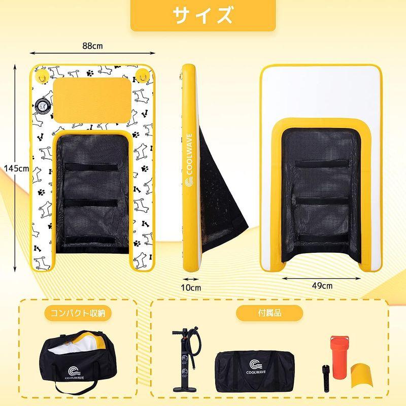 犬用 水泳 フロートボード 水遊び インフレータブルスイミングボード ペット泳ぎのサポート- 滑り止め 頑丈 耐荷重50kg 犬の爪に優しい 水泳 フロートボード 水遊び インフレータブルスイミングボード ペット泳ぎのサポート 滑り止め 頑丈 耐荷重50kg 犬の爪に優しい