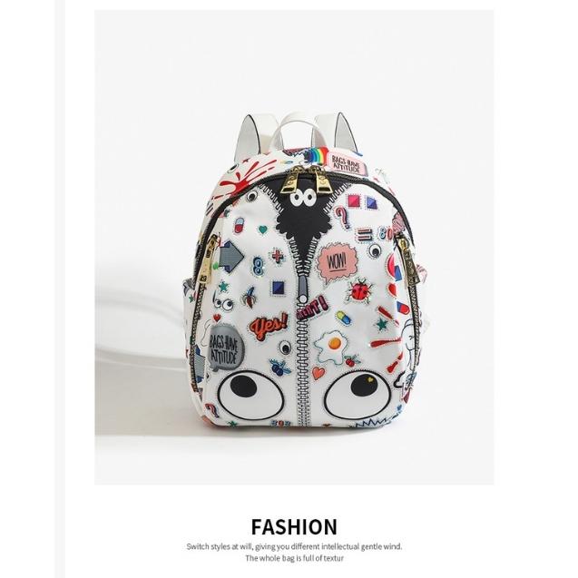 EYE THEME 高い収納力 レディース バックパック リュック大サイズ 個性