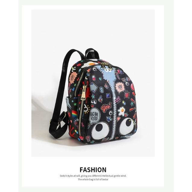 EYE THEME 高い収納力 レディース バックパック リュック大サイズ 個性