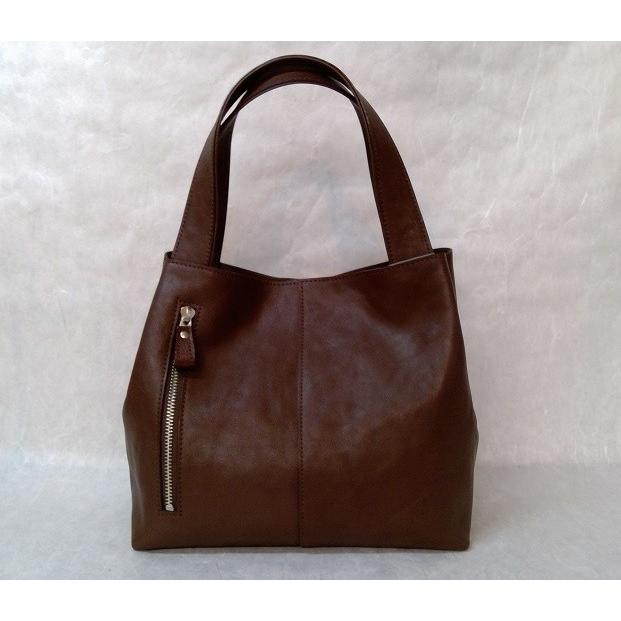 エポカル 牛革ハンドバッグ ヌメ革 丈夫 20年続く定番 05254051 長持ち