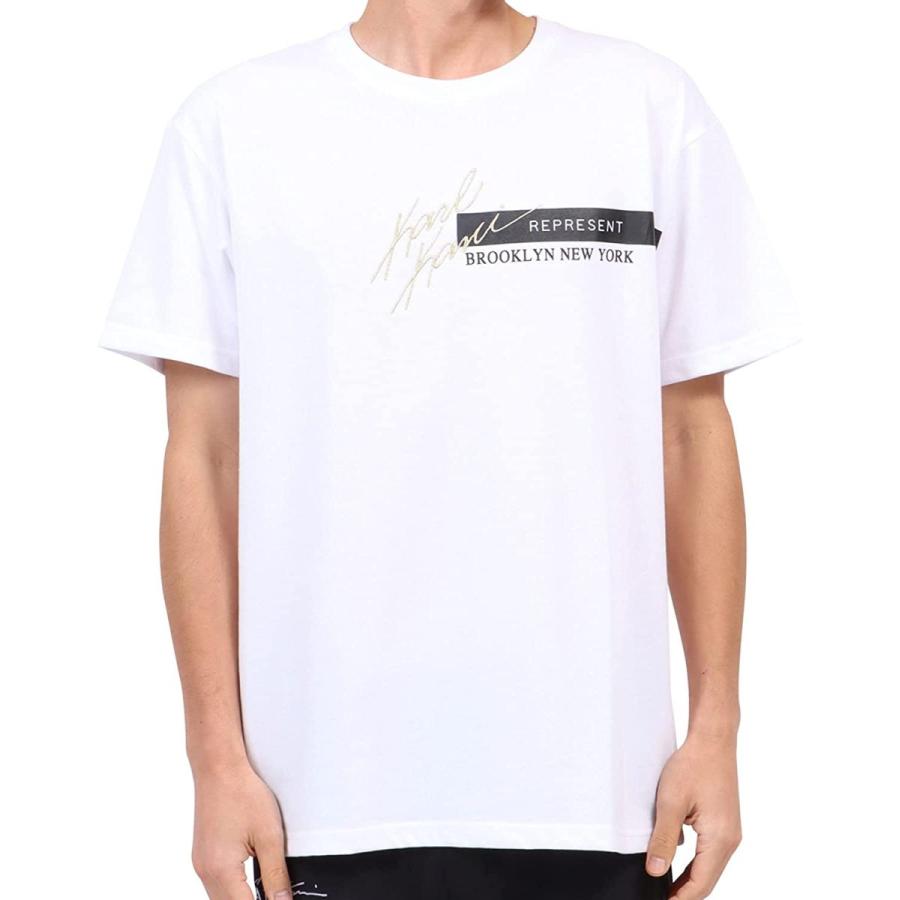 [カールカナイ] Karl Kani Tシャツ DRY LIMITED ライン デザイン Tee 212K1052 ホワイト L その他メンズファッション