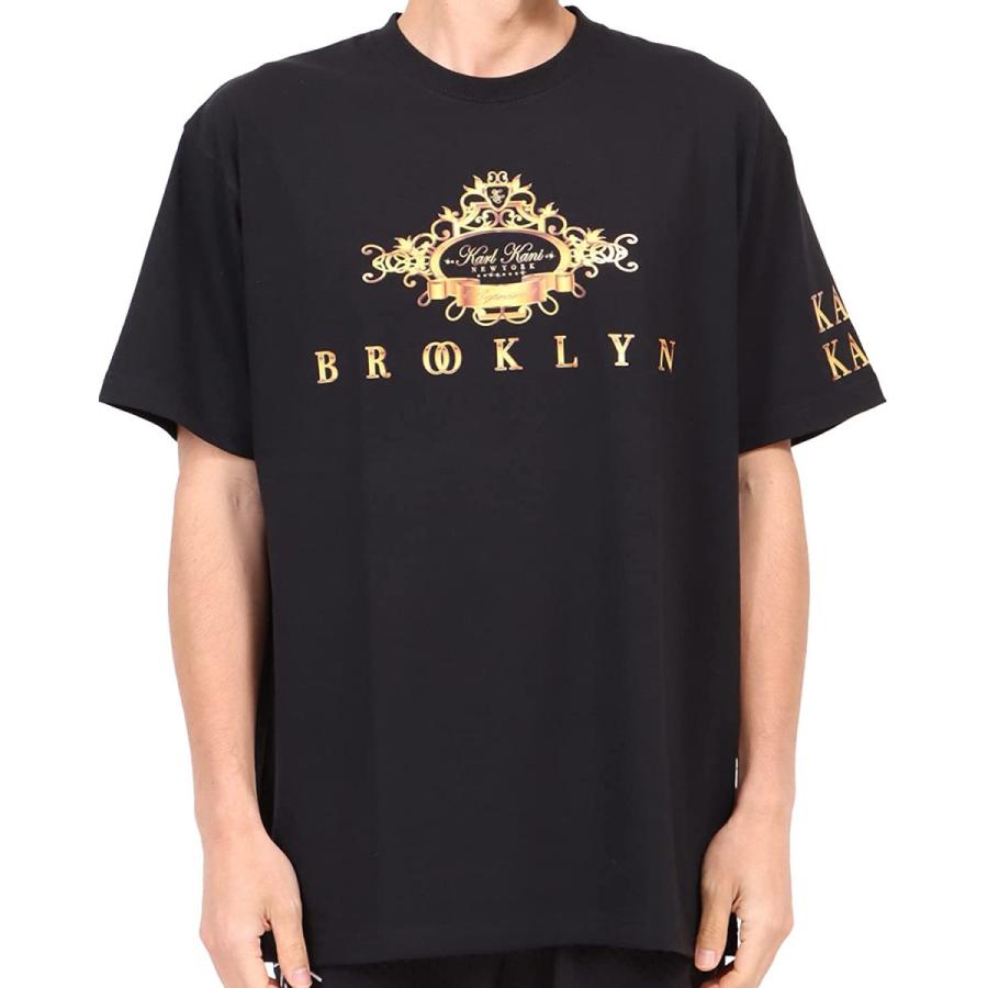 オリジナル カールカナイ Karl Xxl ブラック 212k1017 Tee グラフィック ゴールド Dry Tシャツ Kani メンズファッション