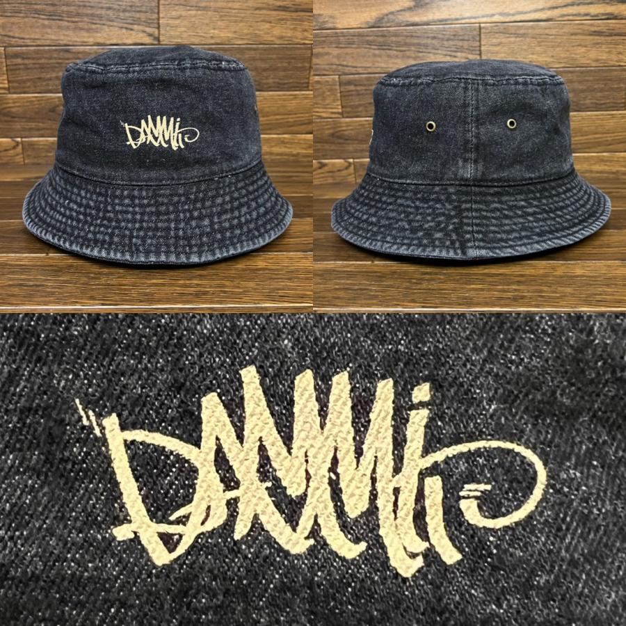 DAMMIT TAGGING バケットハット L/XLサイズ(約60cm) Black Denim : mad dope - 通販 ...