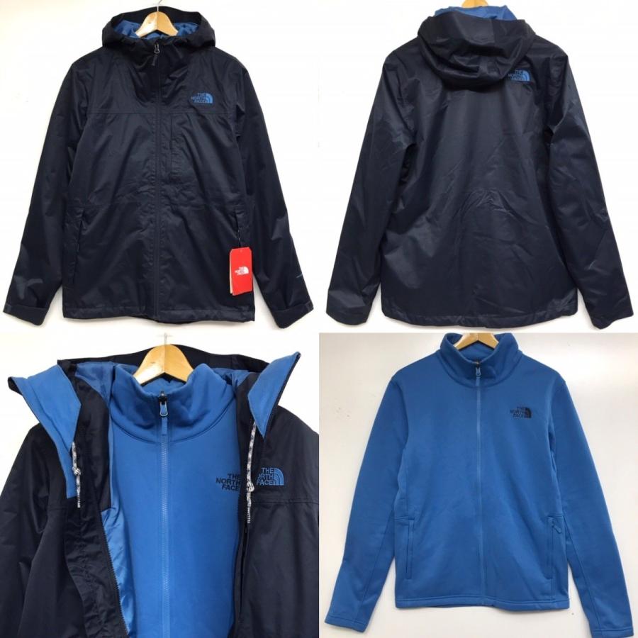 The North Face 3way マウンテンジャケット Navy Light Blue Sサイズ Khabarbani Com
