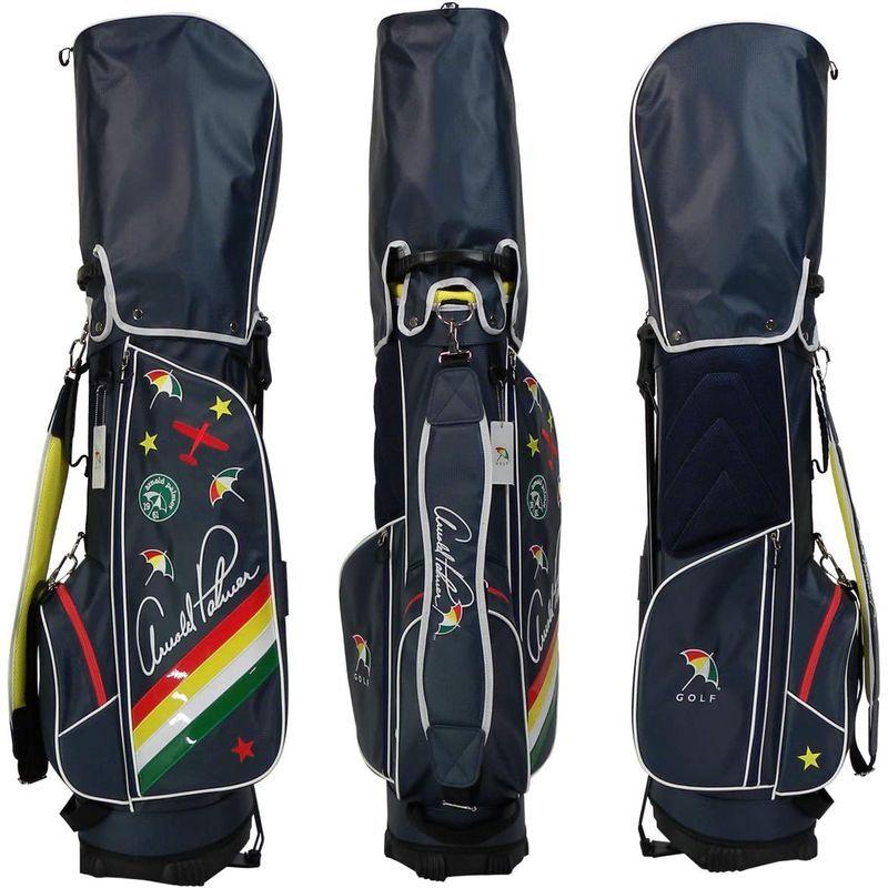 【即購入⭕️】 アーノルド・パーマー PU スタンドバック APCB-08J 9型 キャディバック (ネイビー) 【2440725079】(13214円)