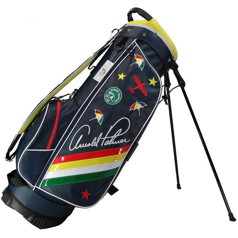 【即購入⭕️】 アーノルド・パーマー PU スタンドバック APCB-08J 9型 キャディバック (ネイビー) 【2440725079】(13214円)