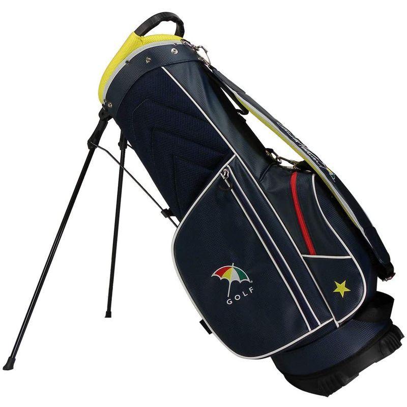 【即購入⭕️】 アーノルド・パーマー PU スタンドバック APCB-08J 9型 キャディバック (ネイビー) 【2440725079】(13214円)