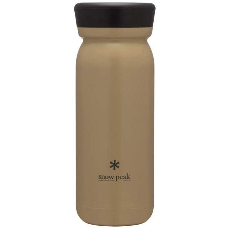 スノーピーク(snow peak) ステンレス真空ボトルタイプM500サンド TW-501-SN snow peak ステンレス真空ボトルタイプM500サンド TW SN 6時間