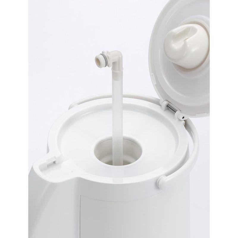 タイガー 魔法瓶 保温 保冷 卓上 ガラス魔法瓶 エアー ポット 2.2L とら~ず ホワイト PNM-H221-WU Tiger 2L 魔法瓶 保温 保冷 卓上 ガラス魔法瓶 エアー ポット とら ず ホワイト PNM H221 WU Tiger 10時間 室温20度±2度において 約