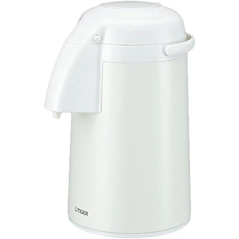 タイガー 魔法瓶 保温 保冷 卓上 ガラス魔法瓶 エアー ポット 2.2L とら~ず ホワイト PNM-H221-WU Tiger 2L 魔法瓶 保温 保冷 卓上 ガラス魔法瓶 エアー ポット とら ず ホワイト PNM H221 WU Tiger 10時間 室温20度±2度において 約