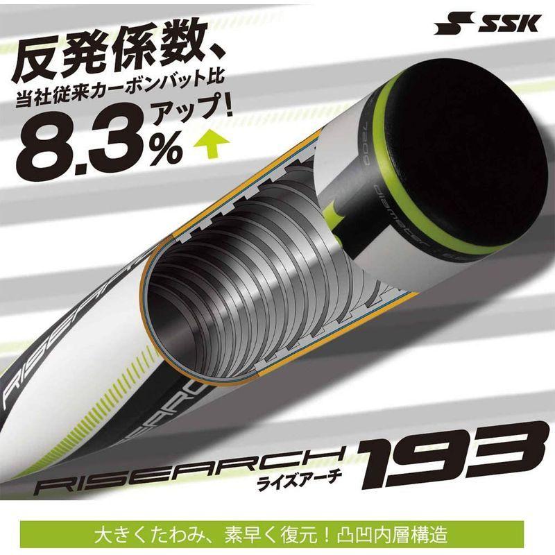 SSK(エスエスケイ) 野球 少年軟式FRP製バットライズアーチJ 2020春夏モデル SBB5024 ブラック×ホワイト(9010) 78 エスエスケイ 野球 少年軟式FRP製バットライズアーチJ 2020春夏モデル SBB5024 ブラック×ホワイト