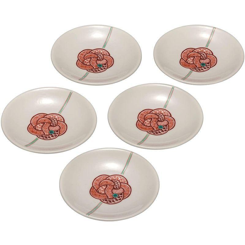 海外品 九谷焼いわたや 九谷焼皿揃(4号)赤絵水引文 大志窯 K7-97 【2362915904】(12793円)