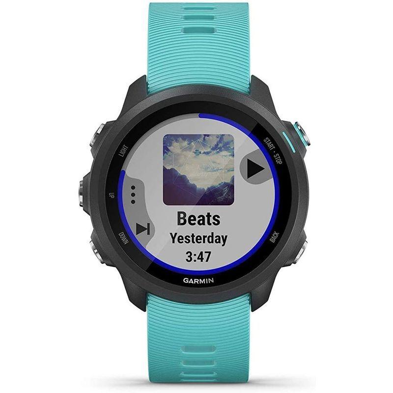ブランド GARMIN(ガーミン) ForeAthlete 245 Music Black Aqua 010-02120-72 【GMS8073268978】(28797円)