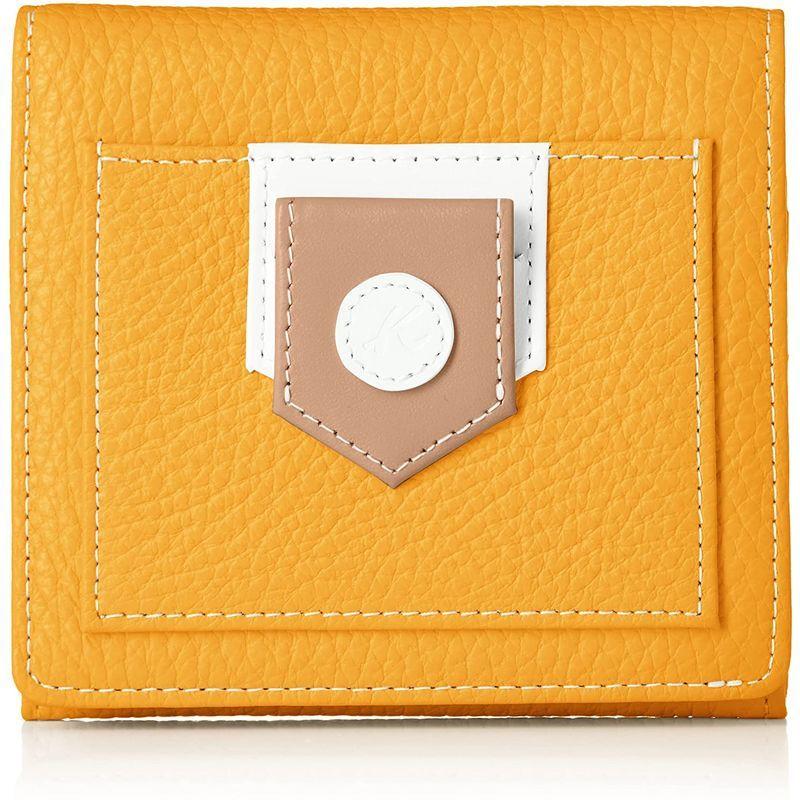 【２点セット】 キタムラ ベルトモチーフ 二折財布 ZH0439 レディース マスタードキャメル 黄色 43611 【L2991814484】(16198円)
