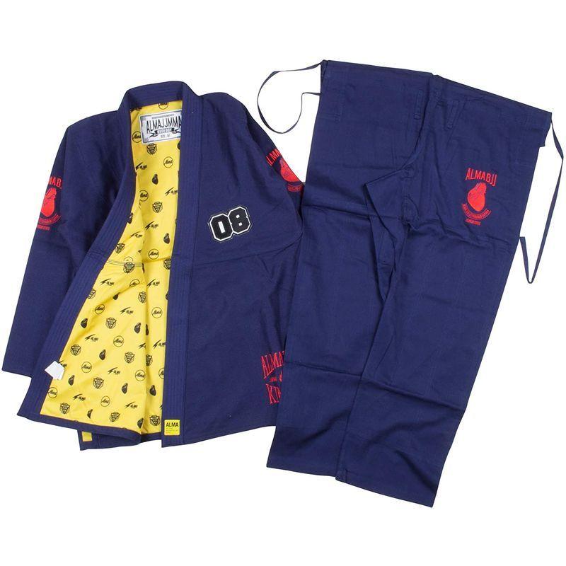 「送料無料・年末感謝」 ALMA(アルマ) ルードボーイ 柔術着 JU8-A0-NV 紺 A0 【2075646452】(11238円)