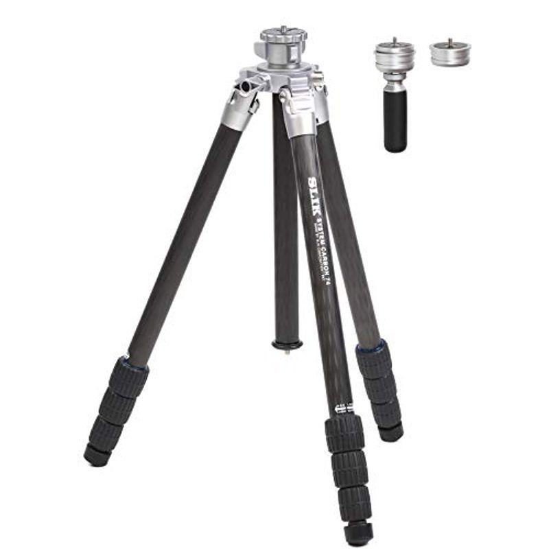 オンライン値下 SLIK カーボン三脚 システムカーボン 74 WOH 4段