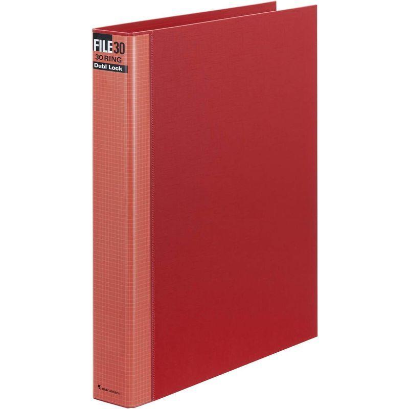 マルマン ルーズリーフ バインダー A4 ダブロック 30穴 レッド F949R-01X24 A4 30穴 レッド ルーズリーフ バインダー ダブロック F949R 01X24 サイズ