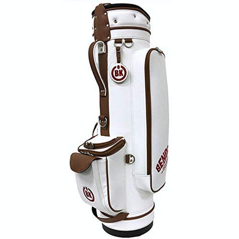 BENOCK（ベノック） ゴルフ キャディバッグ BKCB-01 (ホワイト)