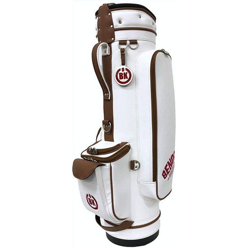 新春SALE！ BENOCK（ベノック） ゴルフ キャディバッグ BKCB-01 (ホワイト) 【BCD1087553712】(38793円)