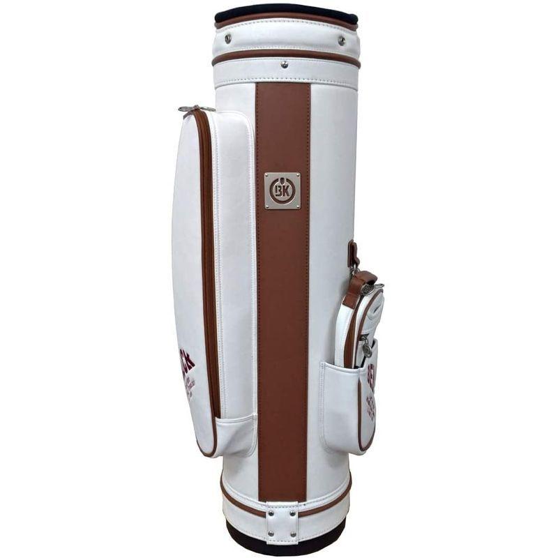 新春SALE！ BENOCK（ベノック） ゴルフ キャディバッグ BKCB-01 (ホワイト) 【BCD1087553712】(38793円)