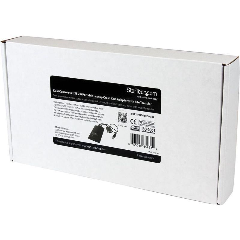 匿名配送 StarTech.com 携帯用KVMコンソールアダプタ ノートパソコンのUSBに接続 ファイル転送/ビデオキャプチャ機能付き NOTECO 【T1067701950】(38085円)